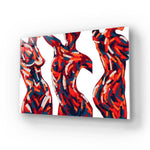 Abstract Female Figure Glass Wall Art - CreoGlass E-Shop