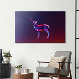 Abstract Geometric Deer Glass Wall Art - CreoGlass E-Shop