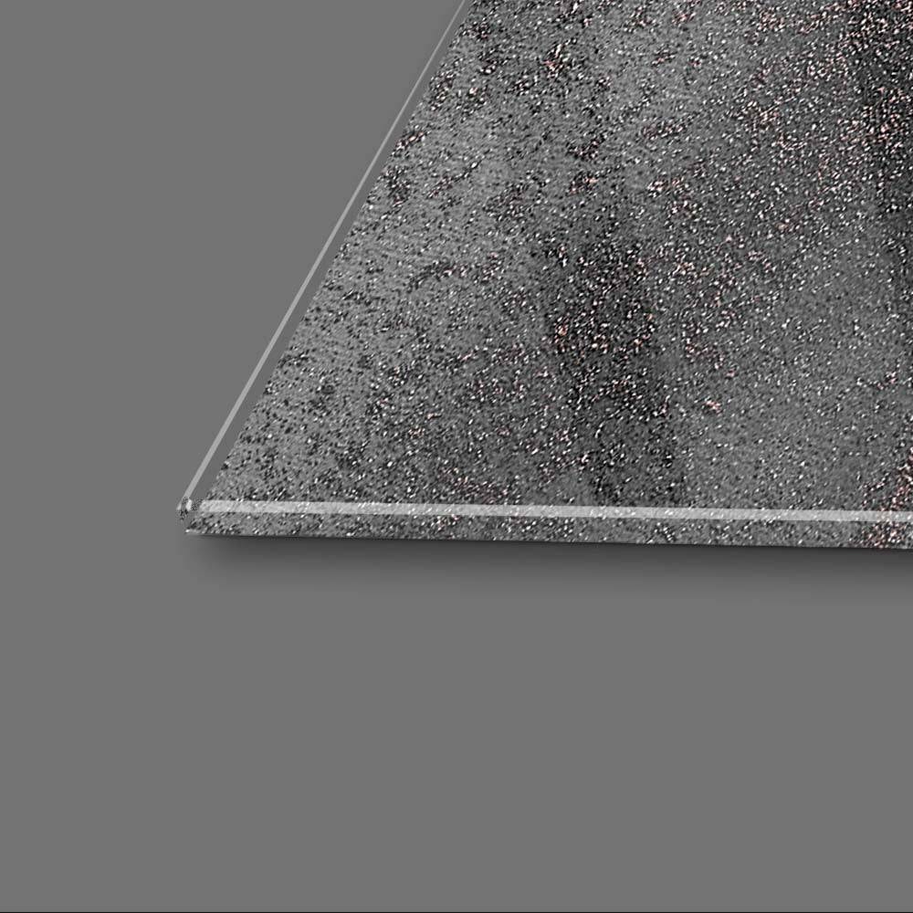 Abstract Grey Marble Glass Wall Art - CreoGlass E-Shop