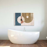 Abstract Minimalist Circles Glass Wall Art - CreoGlass E-Shop