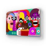 Abstract Women Glass Wall Art - CreoGlass E-Shop