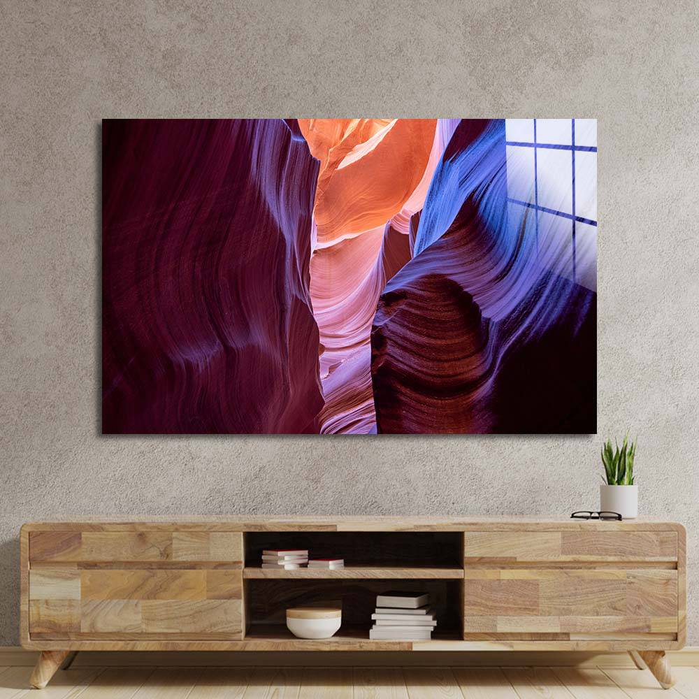 Antelope Canyon, Arizona 4 Glass Wall Art - CreoGlass E-Shop
