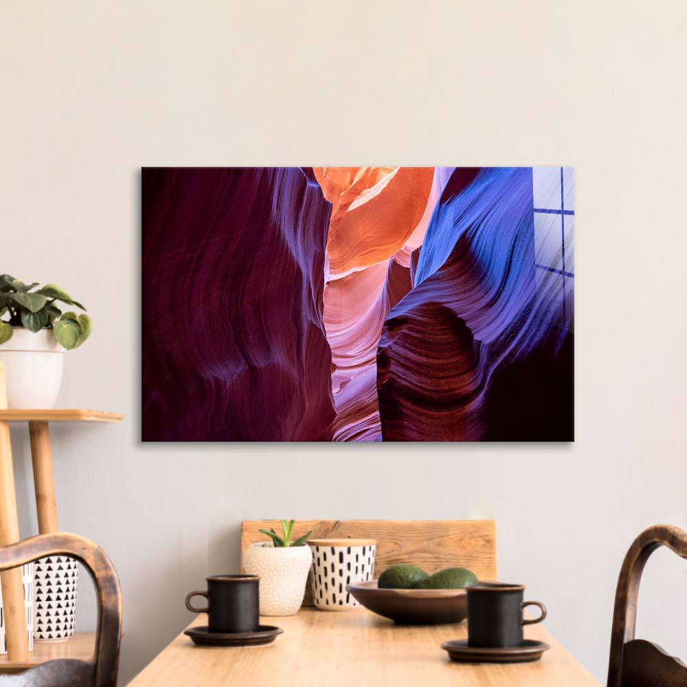 Antelope Canyon, Arizona 4 Glass Wall Art - CreoGlass E-Shop