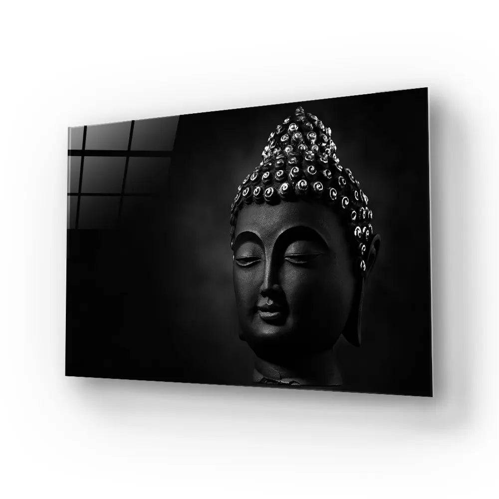 Bhagwan Lord Gautam Buddha Glass Wall Art - CreoGlass E-Shop