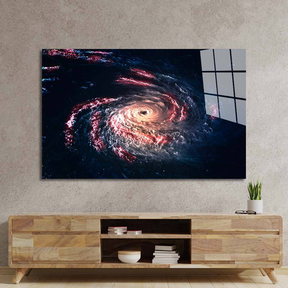 Black Hole Glass Wall Art - CreoGlass E-Shop