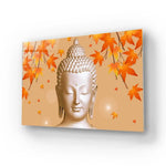 Buddha Wallpaper Glass Wall Art - CreoGlass E-Shop