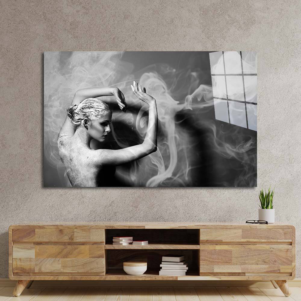 Dancing in Ash Glass Wall Art - CreoGlass E-Shop