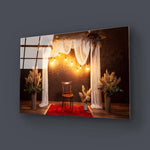 Decorated Chair Glass Wall Art - CreoGlass E-Shop