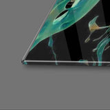 Exploding Paints Glass Wall Art - CreoGlass E-Shop
