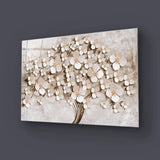 Flowering Tree Glass Wall Art - CreoGlass E-Shop