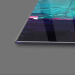 Futuristic Neon City Glass Wall Art - CreoGlass E-Shop