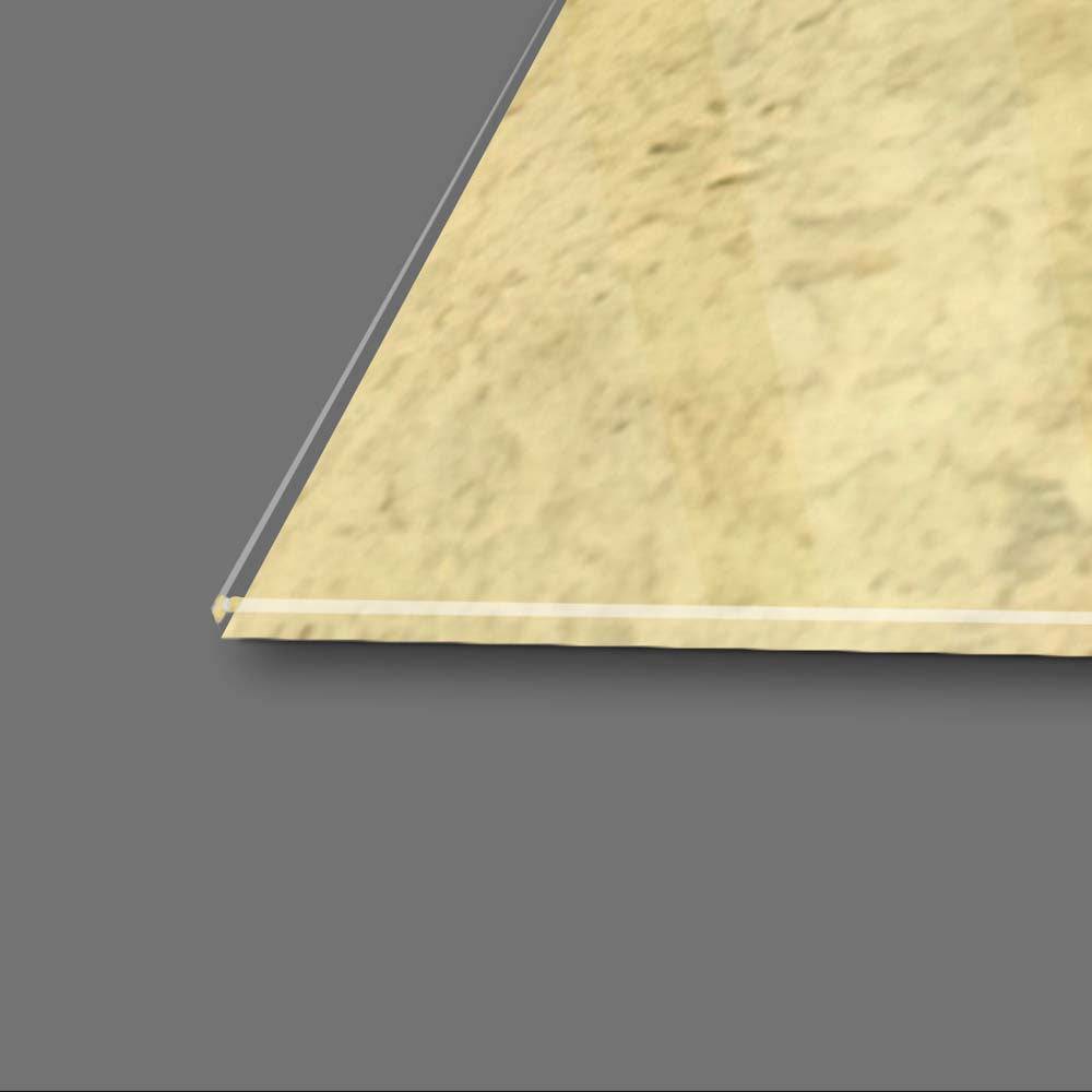 Grunge Paper Flowers Glass Wall Art - CreoGlass E-Shop