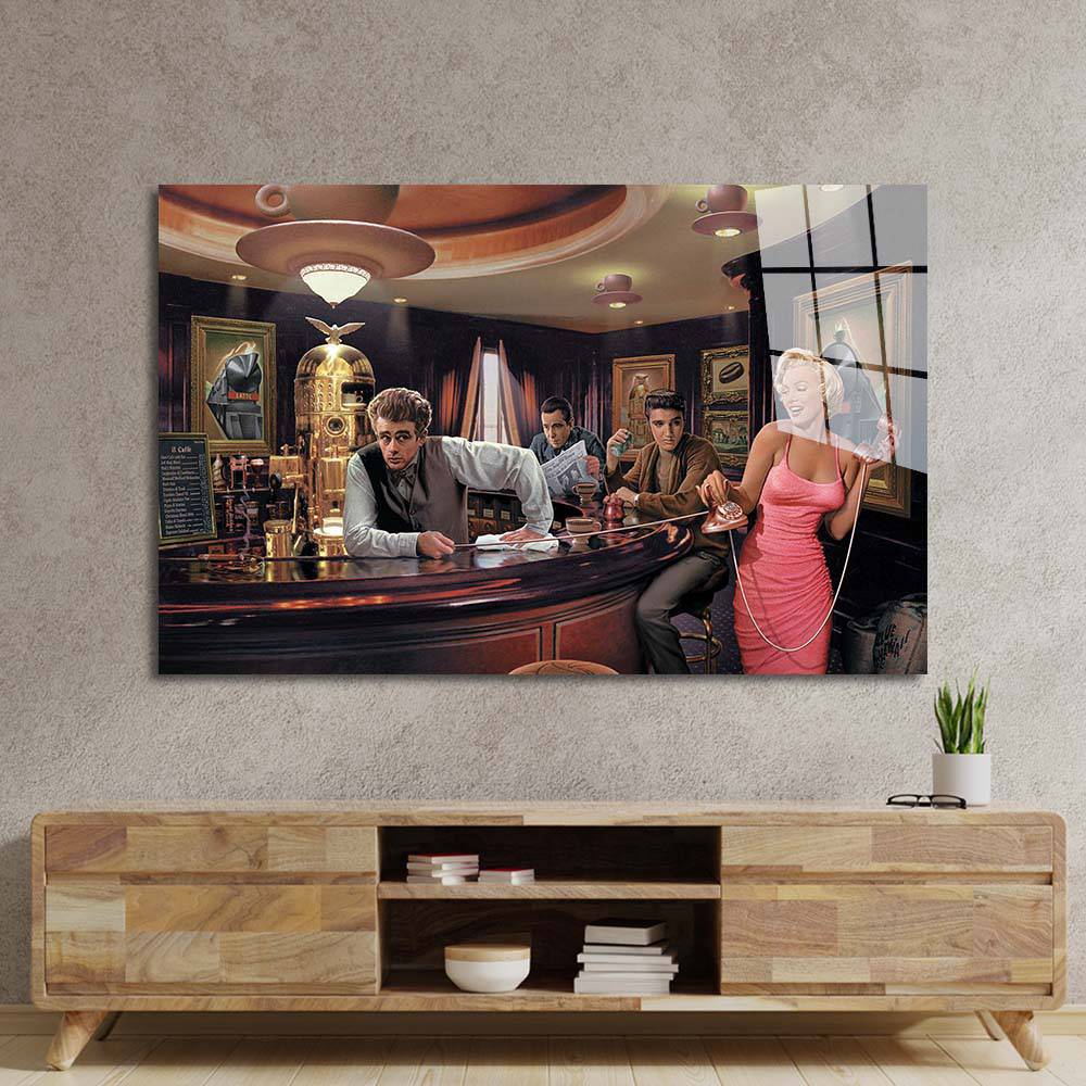 Hollywood Stars Glass Wall Art - CreoGlass E-Shop