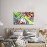 Holographic Oil Paint Glass Wall Art - CreoGlass E-Shop
