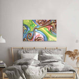 Holographic Oil Paint Glass Wall Art - CreoGlass E-Shop