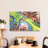 Holographic Oil Paint Glass Wall Art - CreoGlass E-Shop