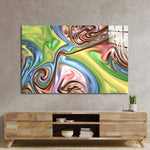 Holographic Oil Paint Glass Wall Art - CreoGlass E-Shop