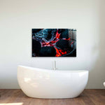 Hot Coals Glass Wall Art - CreoGlass E-Shop