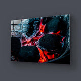 Hot Coals Glass Wall Art - CreoGlass E-Shop