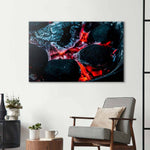 Hot Coals Glass Wall Art - CreoGlass E-Shop