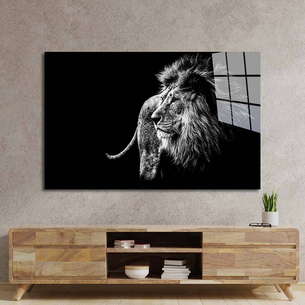 Leopard Spotlight Glass Wall Art - CreoGlass E-Shop