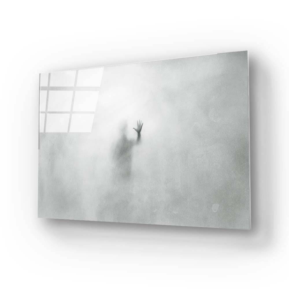 Man in the Mist Glass Wall Art - CreoGlass E-Shop