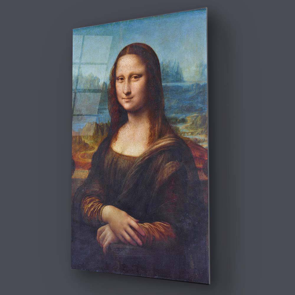 Mona Lisa, Leonardo da Vinci Glass Wall Art - CreoGlass E-Shop