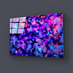 Neon Jellyfish Glass Wall Art - CreoGlass E-Shop