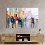 New York Bridge Impressionism Glass Wall Art - CreoGlass E-Shop