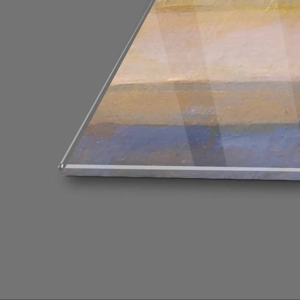 Oil Painting Garden Glass Wall Art - CreoGlass E-Shop