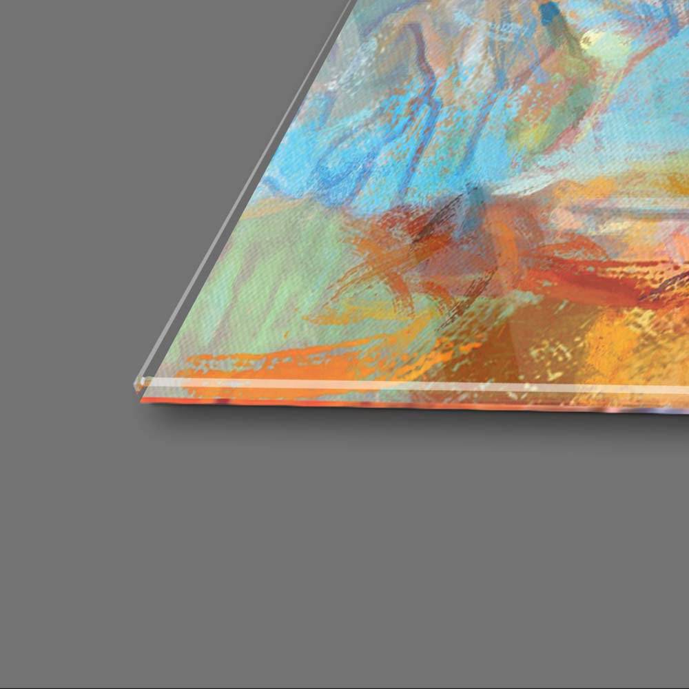 Painted Elephant Glass Wall Art - CreoGlass E-Shop