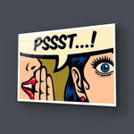 Pssst! Glass Wall Art - CreoGlass E-Shop