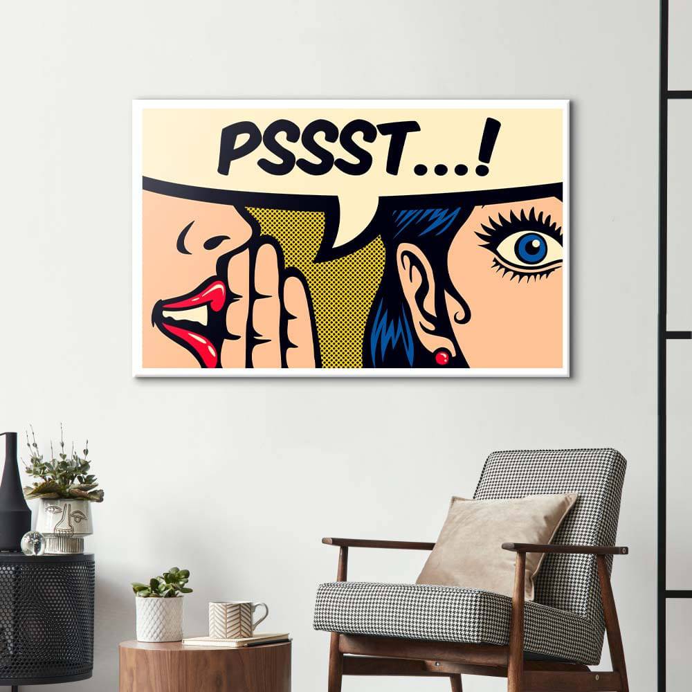 Pssst! Glass Wall Art - CreoGlass E-Shop