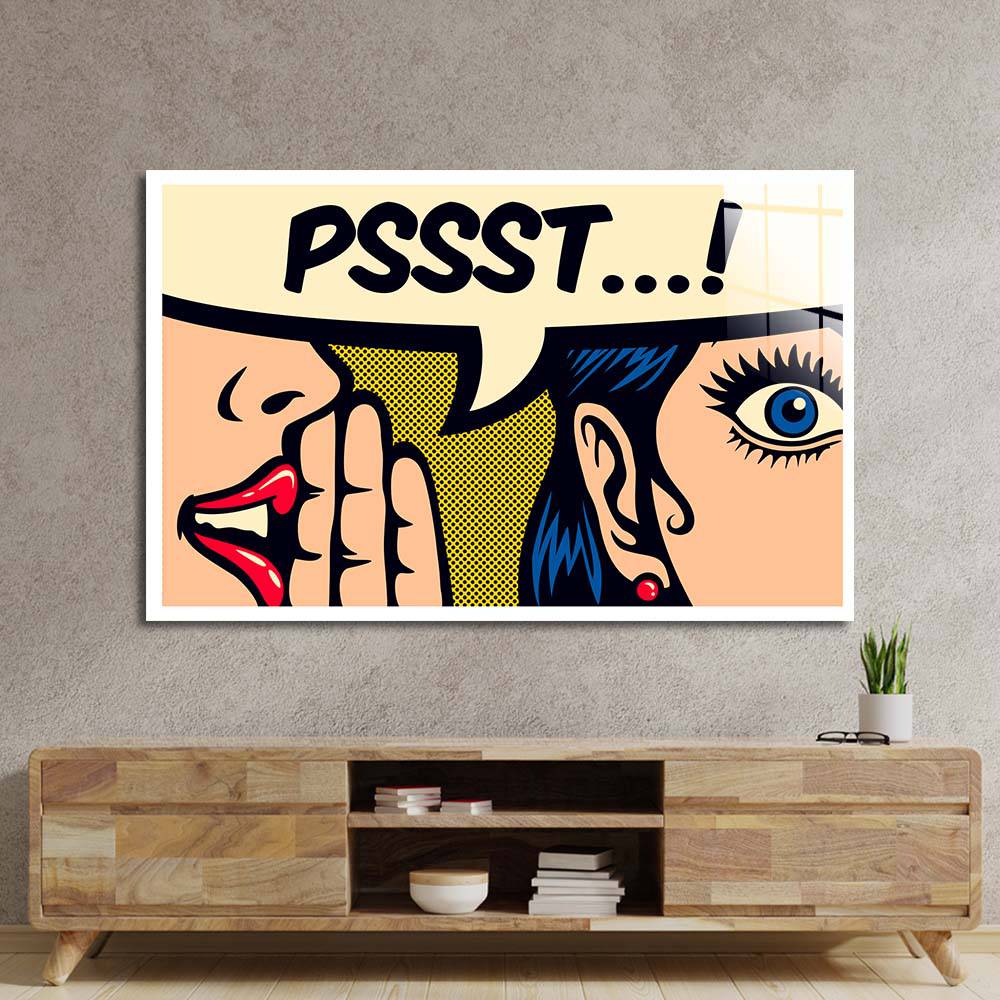 Pssst! Glass Wall Art - CreoGlass E-Shop
