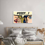 Pssst! Glass Wall Art - CreoGlass E-Shop