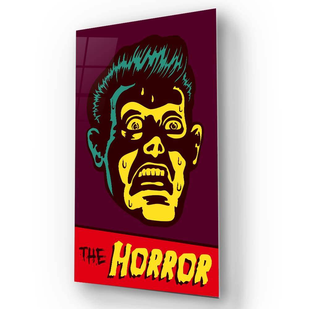 Retro Horror Glass Wall Art - CreoGlass E-Shop