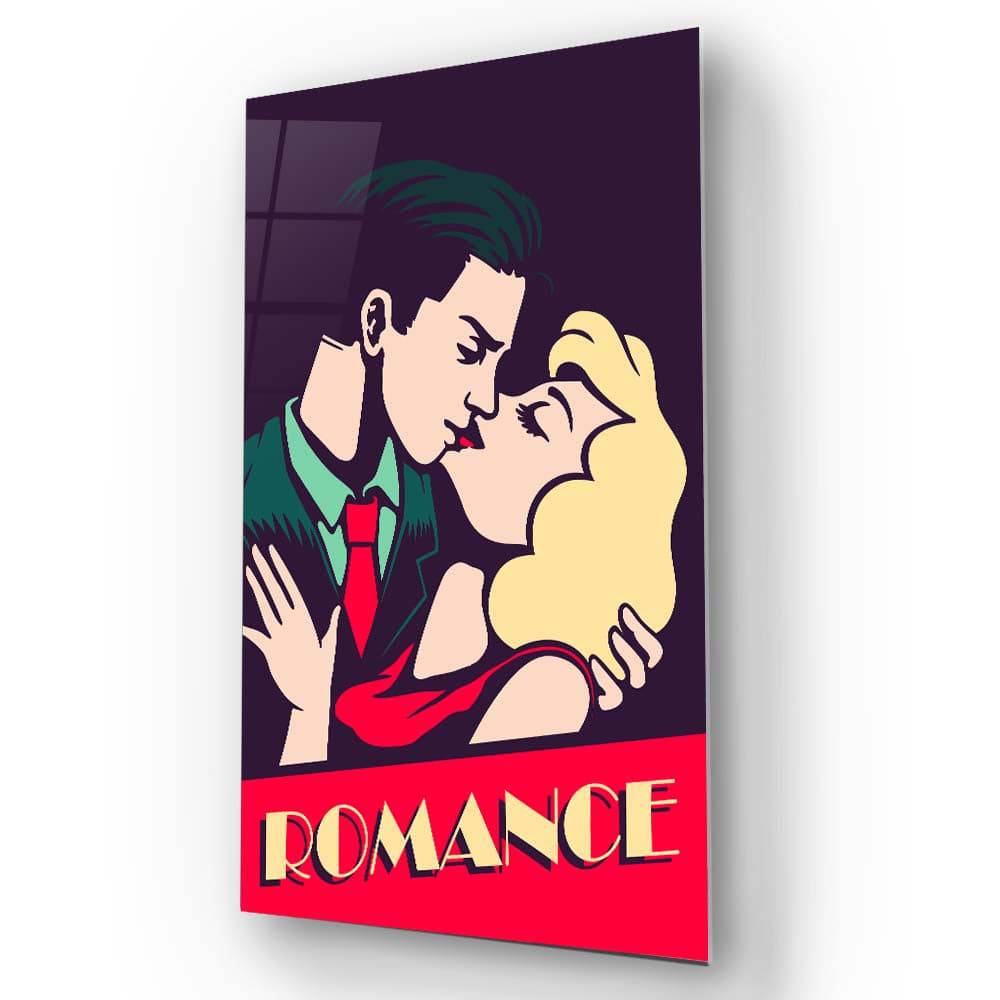 Retro Romance Glass Wall Art - CreoGlass E-Shop