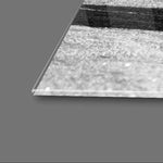 Rhino Black & White Photo Glass Wall Art - CreoGlass E-Shop