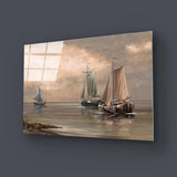 Sailing Boats Glass Wall Art - CreoGlass E-Shop