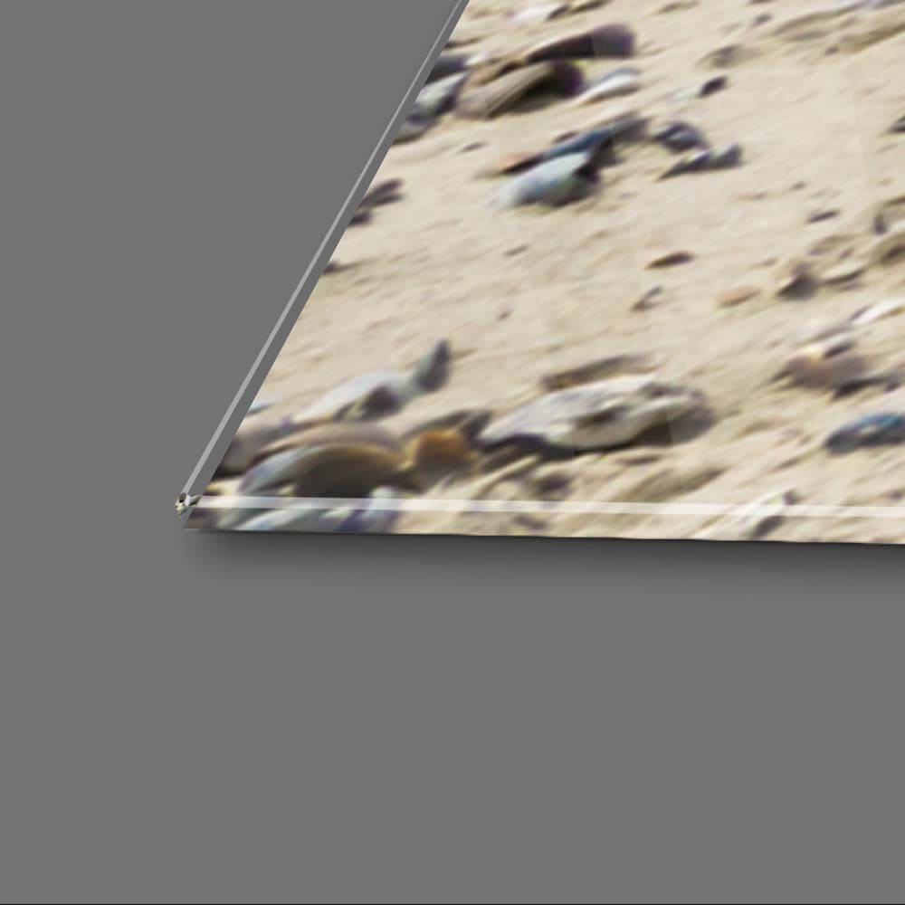 Scenic Beach Groins Glass Wall Art - CreoGlass E-Shop