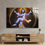 Shiva Nataraja Hindu God Lord Siva Glass Wall Art - CreoGlass E-Shop