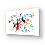 Teamwork Abstract Glass Wall Art - CreoGlass E-Shop