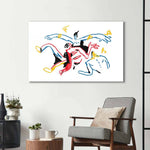 Teamwork Abstract Glass Wall Art - CreoGlass E-Shop