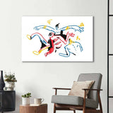 Teamwork Abstract Glass Wall Art - CreoGlass E-Shop