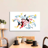 Teamwork Abstract Glass Wall Art - CreoGlass E-Shop