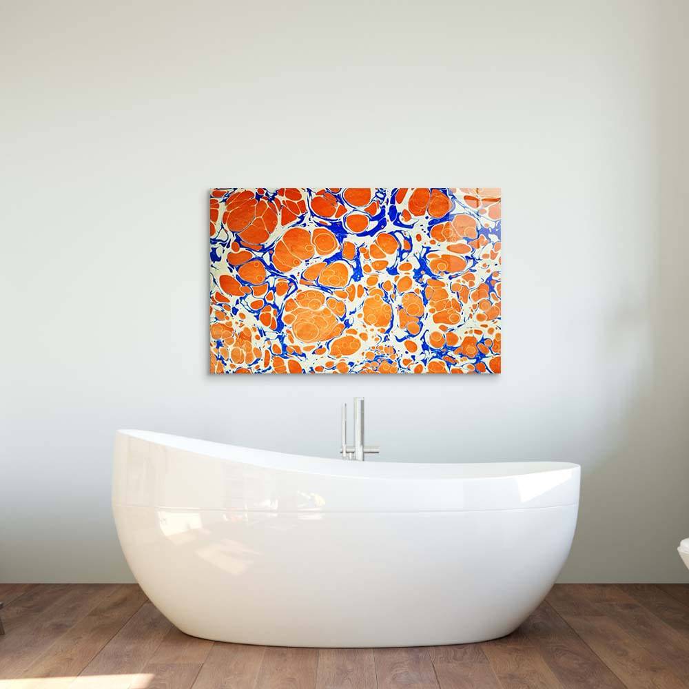 Traditional Turkish Marble Glass Wall Art - CreoGlass E-Shop