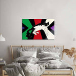 Tuxedo Cat Glass Wall Art - CreoGlass E-Shop