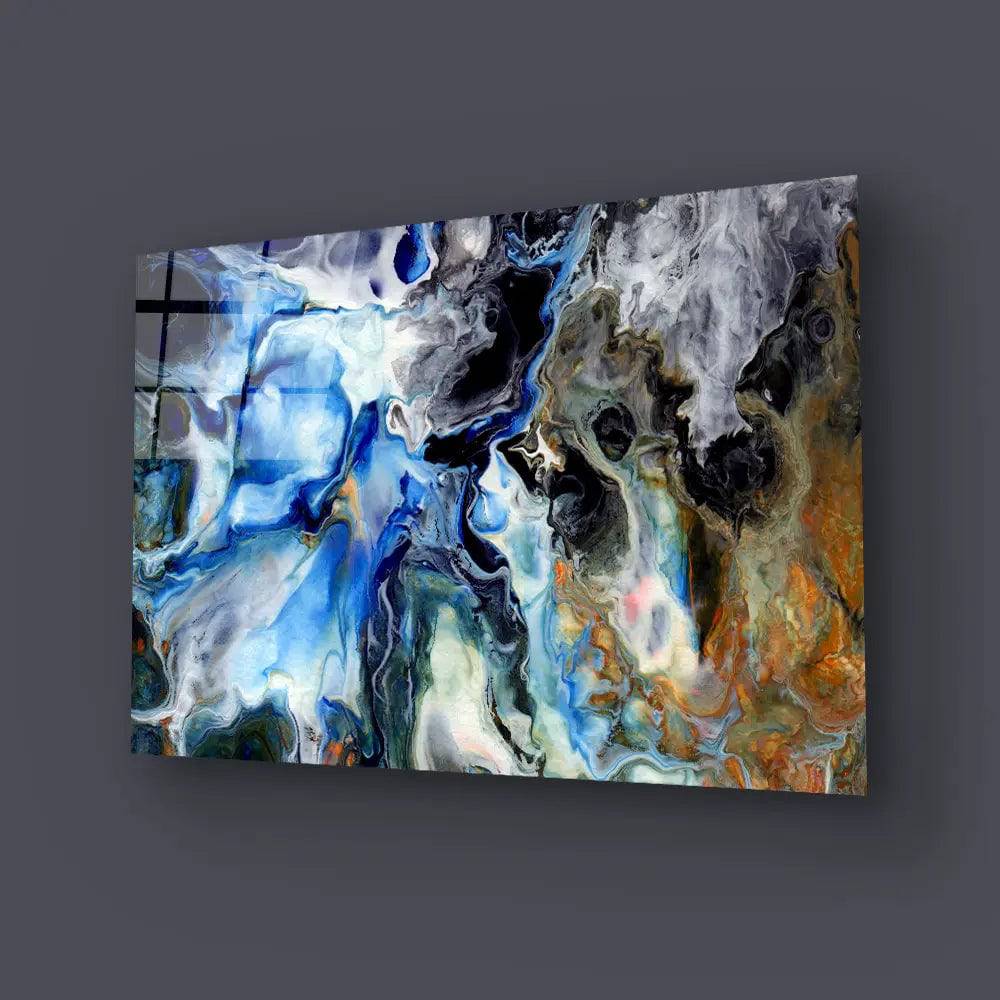 Acrylic Liquid Structure Glass Wall Art - CreoGlass E-Shop