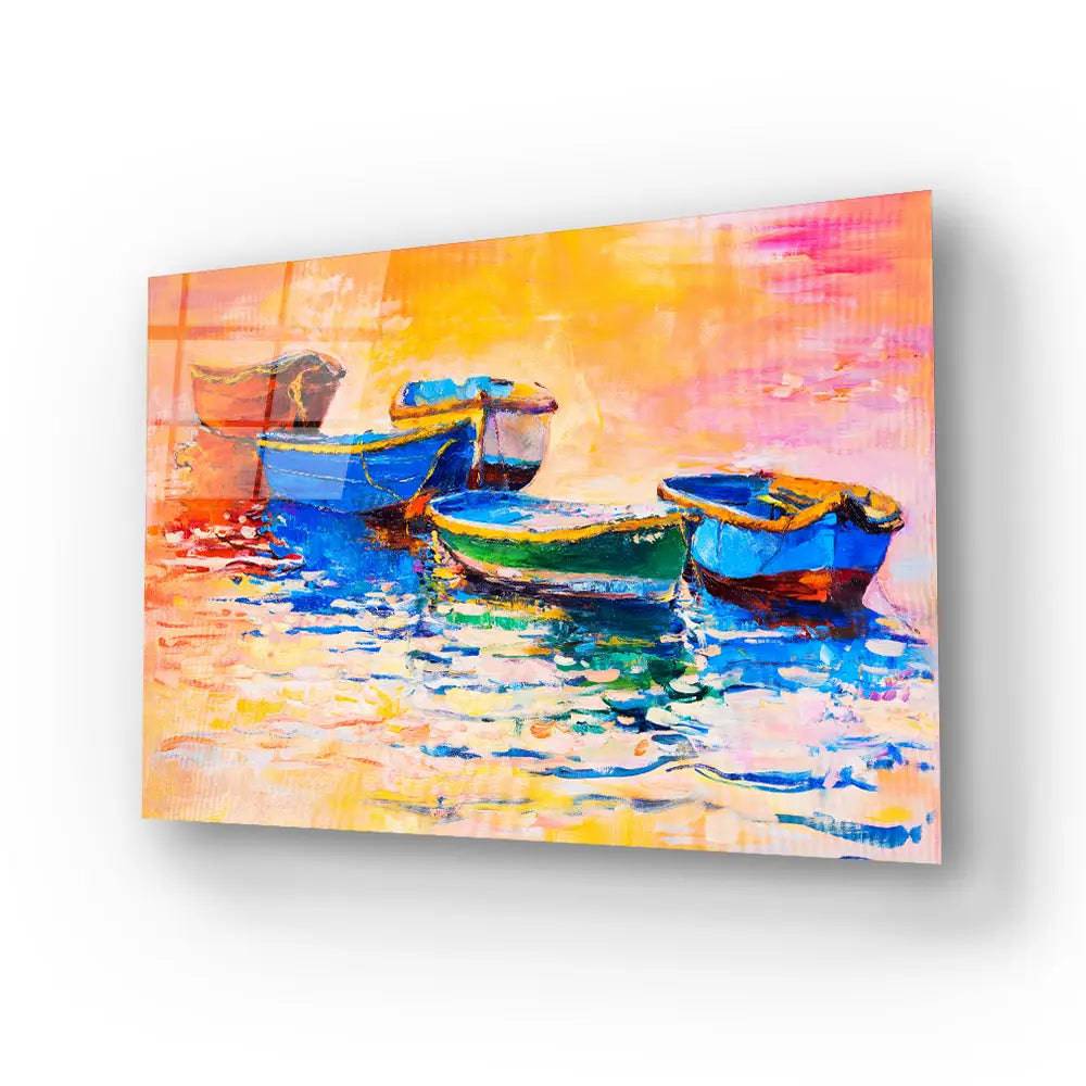 Brunette Woman Glass Wall Art - CreoGlass E-Shop