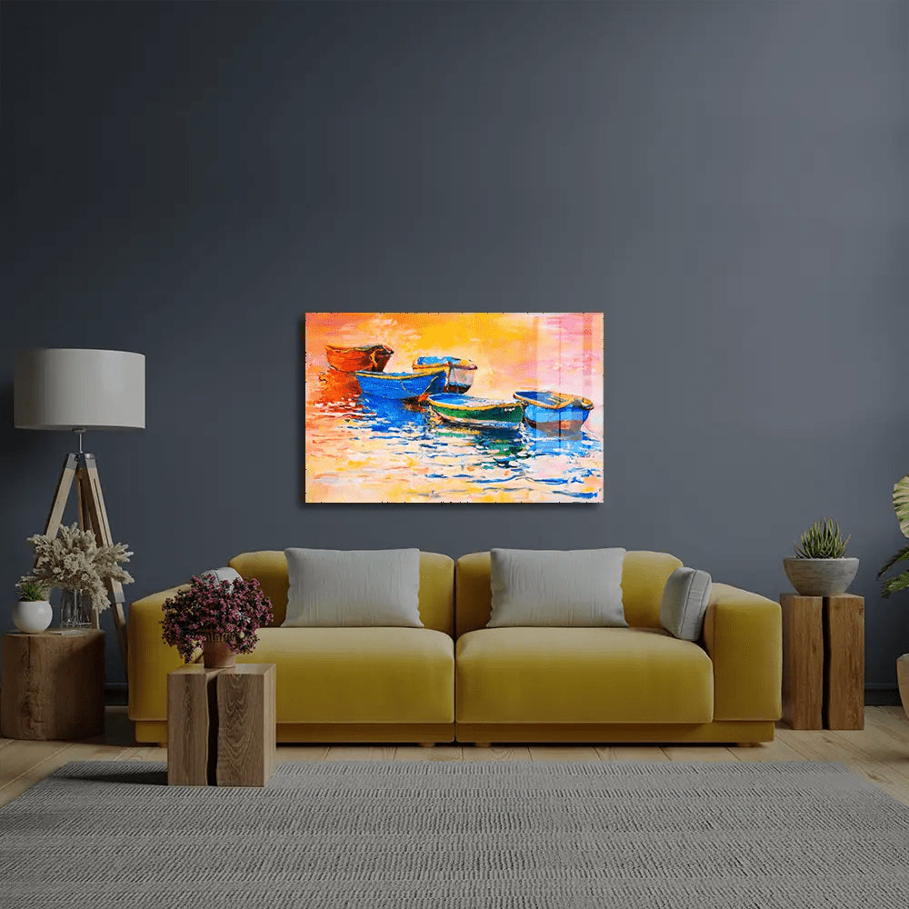 Brunette Woman Glass Wall Art - CreoGlass E-Shop